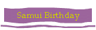 Samui Birthday
